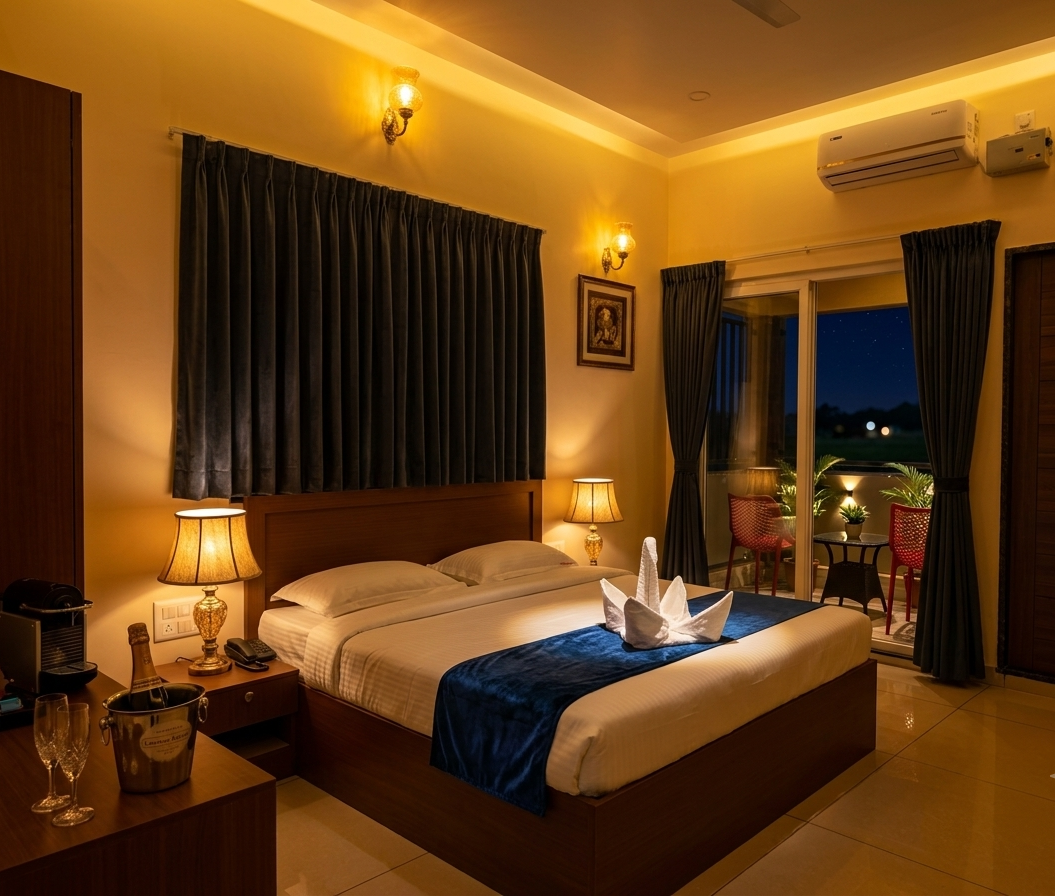Deluxe Room with Towel Swans